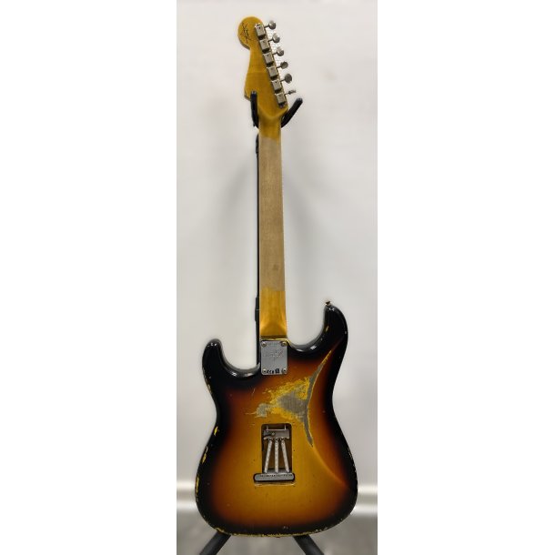 (USED) Fender Custom Shop 1960 Stratocaster Heavy Relic 2021  - 3 Color Sunburst